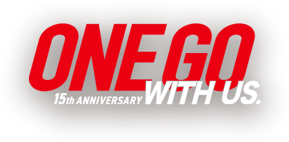 ONE GO 15th ANNIVERSARY WITH US.